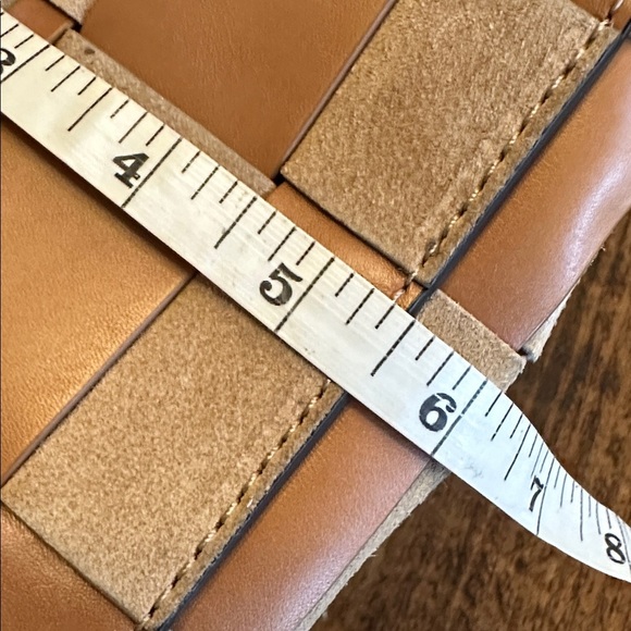 MICHAEL Michael Kors | Vivian Woven Hobo Bag in Shell Suede & Acorn Leather - Picture 16 of 16